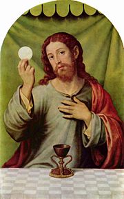 Christ avec l'ostie (image © Wikipédia)