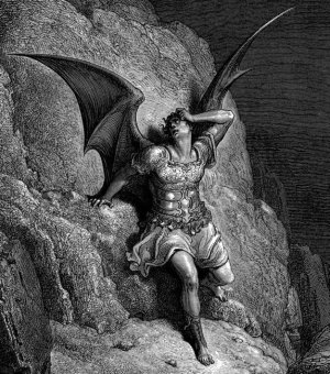 Satan, gravure de Gustave Doré
