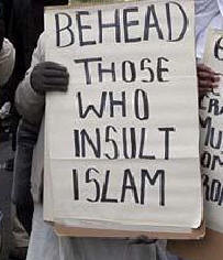 Un appel à la décapitation des blasphémateurs de l'Islam