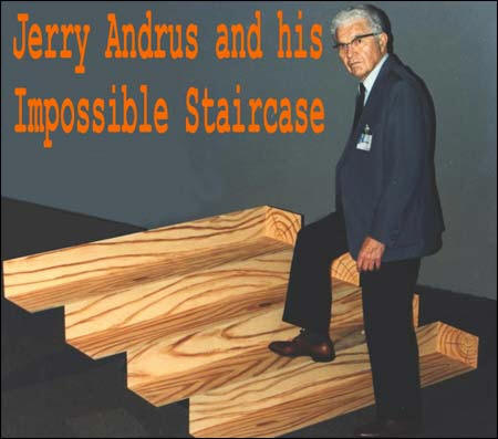 Jerry Andrus et son escalier impossible